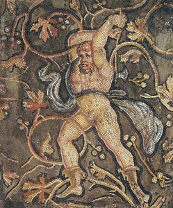 ライクルスの罰、ライクルスの罰、2〜3世紀（モザイク） 作： Roman